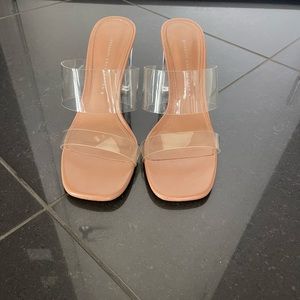 Zara clear mules
